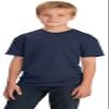 Port & Company Boys 5.4-oz 100% Cotton T-Shirt, Large, Navy view 1