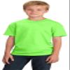 Port & Company Boys 5.4-oz 100% Cotton T-Shirt, Small, Neon Green view 1