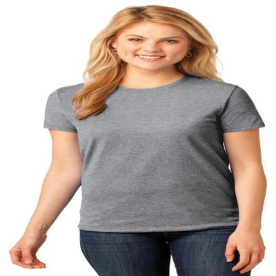 Port & Company Ladies 5.4-oz 100% Cotton T-Shirt, Athletic Heather, XXX-Large