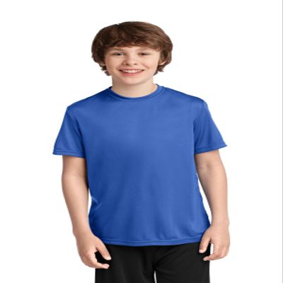 Port & Company Youth Essential Performance T-Shirt, Royal, Medium