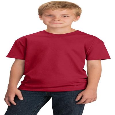 Port & Company Boys 5.4-oz 100% Cotton T-Shirt, XS, Red