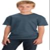 Port & Company Boys 5.4-oz 100% Cotton T-Shirt, Small, Steel Blue view 1