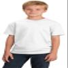 Port & Company Boys 5.4-oz 100% Cotton T-Shirt, Large, White view 1