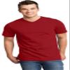 District Threads Young Mens Very Important Tee V-Neck, 2XL, Classic Red view 1