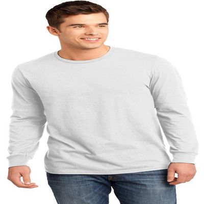 District Young Mens The Concert Long Sleeve T-Shirt, White, X-Small