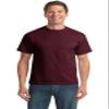 Port & Company Mens 50/50 Cotton/Poly T-Shirt, Medium, Athletic Maroon view 1