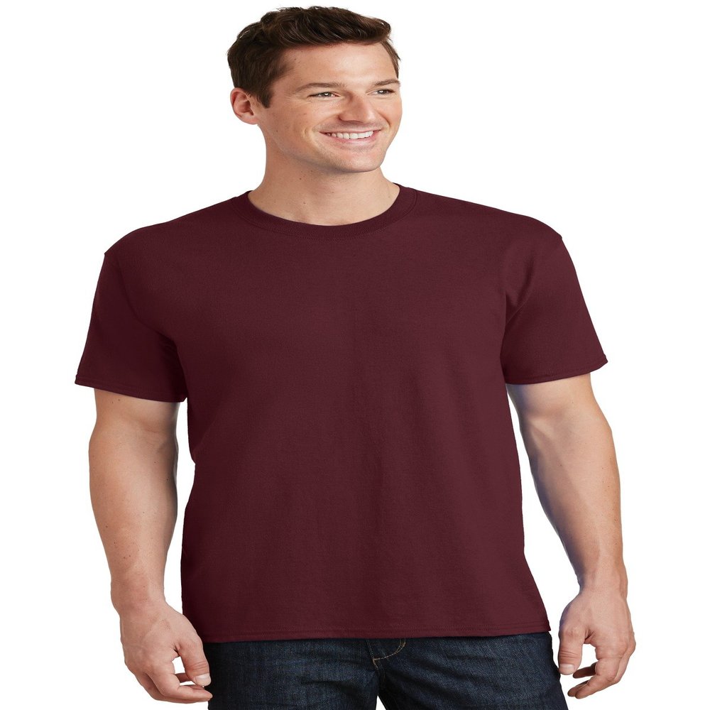 Port & Company Mens 5.4-oz 100% Cotton T-Shirt, 2XL, Ash