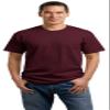 Port & Company Mens 5.4-oz 100% Cotton T-Shirt, Small, Athletic Maroon view 1