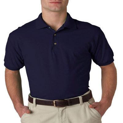 Gildan Mens DryBlend 6-Ounce Jersey Knit Sport Shirt, 2XL, Navy