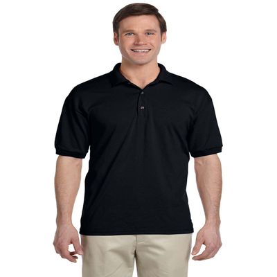 Gildan Mens DryBlend 6-Ounce Jersey Knit Sport Shirt, 3XL, Black