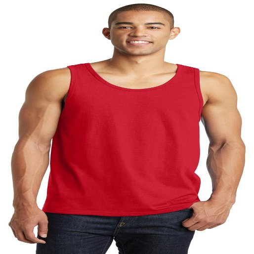 District Young Mens The Concert Tank Top, New Red, X-Small