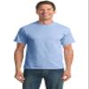 Port & Company Mens 50/50 Cotton/Poly T-Shirt, Large, Light Blue view 1