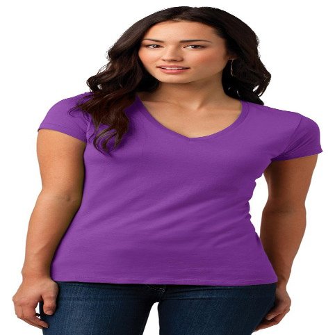 District Juniors Vintage Wash V-Neck T-Shirt, Purple Orchid, XX-Large