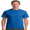 Port & Company Mens 50/50 Cotton/Poly T-Shirts, Large, Royal view 1