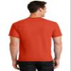 Port & Company Mens 50/50 Cotton/Poly T-Shirt, Large, Orange view 2