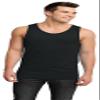 District Young Mens Cotton Ringer Tank, Black/Black, Medium view 1