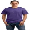 Port & Company Mens 5.4-oz 100% Cotton T-Shirt, Large, Heather Purple view 1