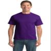 Port & Company Mens 50/50 Cotton/Poly T-Shirt, Small, Purple view 1