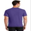 Port & Company Mens 50/50 Cotton/Poly T-Shirt, Small, Purple view 2