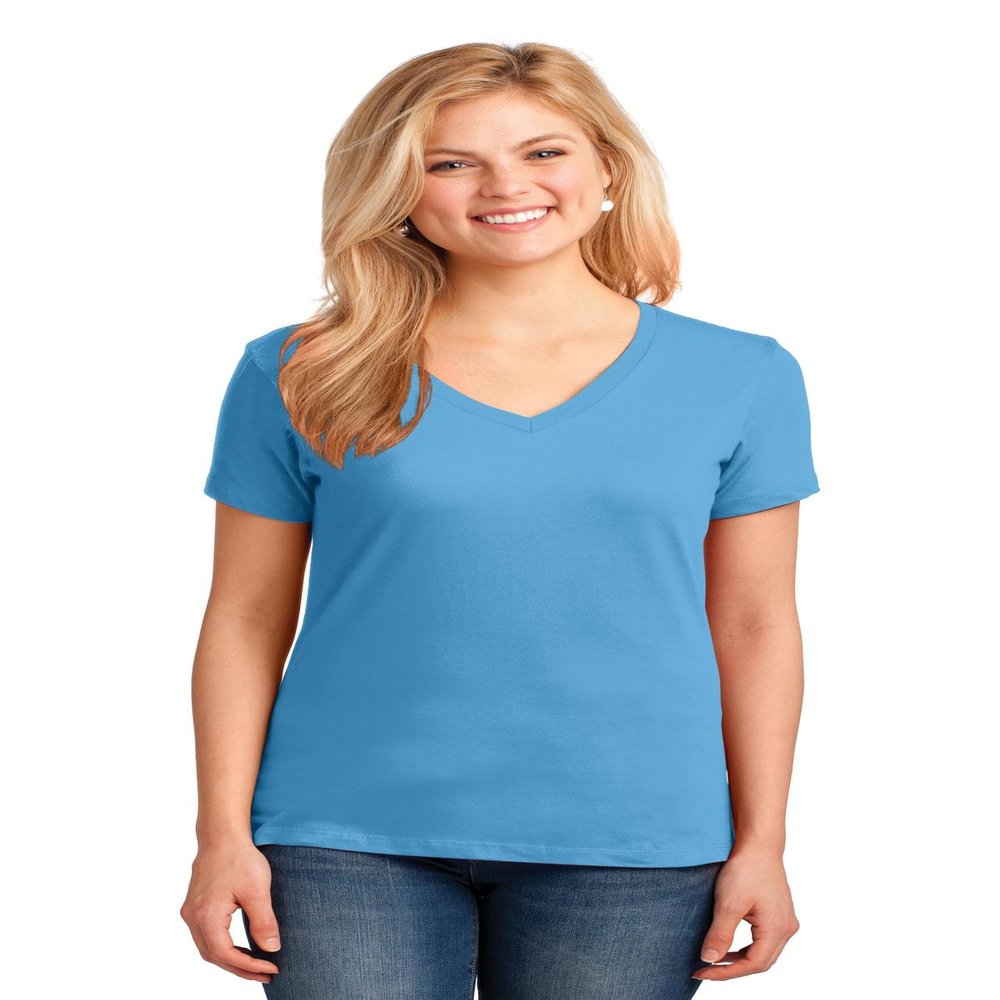 Port & Company Ladies V-Neck T-Shirt