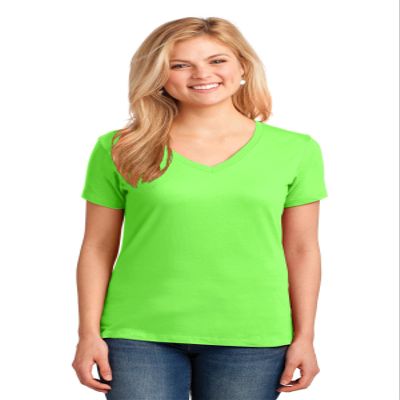 Port & Company Ladies V-Neck T-Shirt