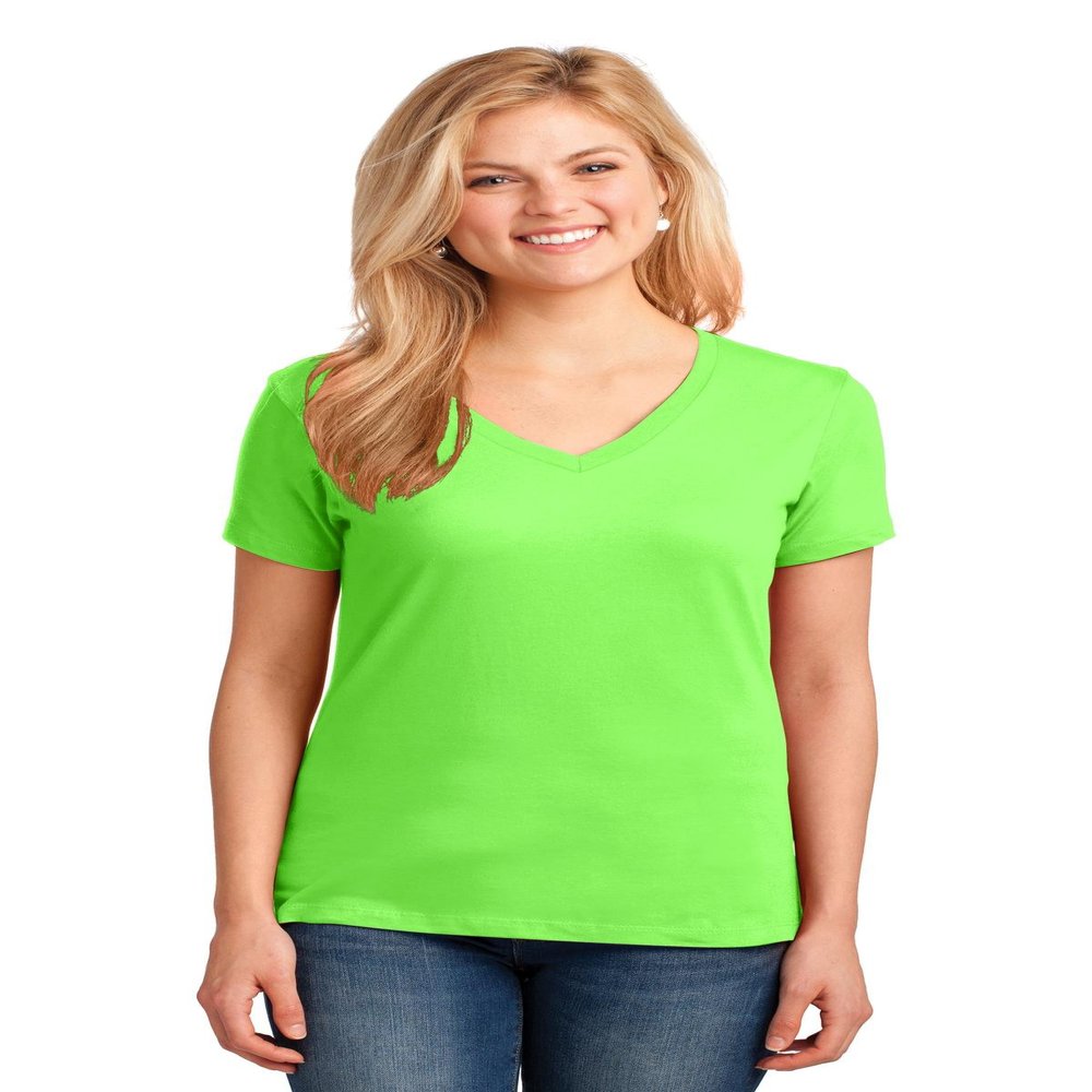 Port & Company Ladies V-Neck T-Shirt