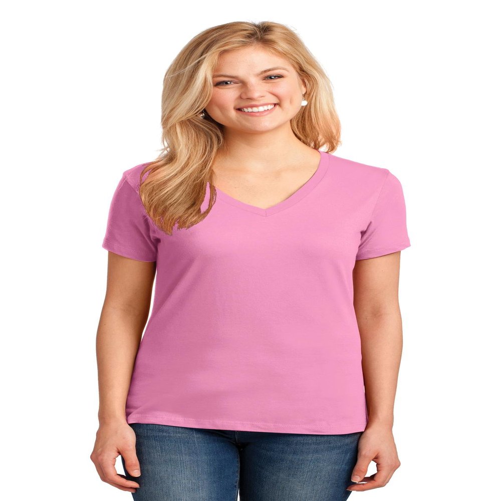 Port & Company Ladies V-Neck T-Shirt
