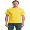 Port & Company Mens 50/50 Cotton/Poly T-Shirt, Large, Yellow view 1