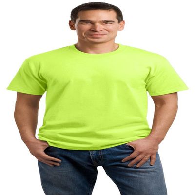 Port & Company Mens 5.4-oz 100% Cotton T-Shirt, Small, Neon Yellow