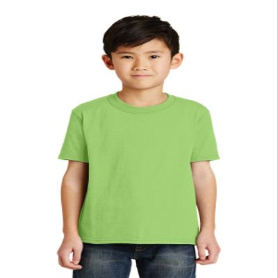 Port & Company Boys 50/50 Cotton/Poly T-Shirt, XL, Lime