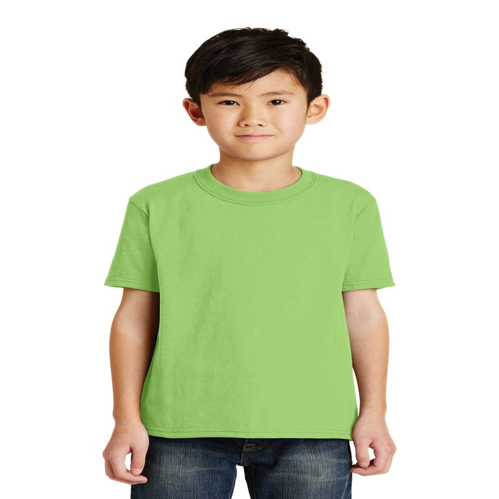 Port & Company Boys 50/50 Cotton/Poly T-Shirt, XL, Lime
