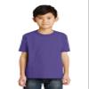Port & Company Boys 50/50 Cotton/Poly T-Shirt, Small, Purple view 1