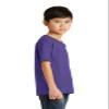 Port & Company Boys 50/50 Cotton/Poly T-Shirt, Small, Purple view 2