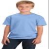 Port & Company Youth 5.4-oz 100% Cotton T-Shirt, Light Blue, X-Small view 1