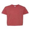 Jerzees boys Heavyweight Blend T-Shirt(29B)-VINTAGE HTH RED-S view 1