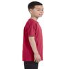 Jerzees boys Heavyweight Blend T-Shirt(29B)-VINTAGE HTH RED-S view 3