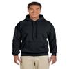 Gildan Mens Heavy Blend Hooded Sweatshirt, 4XL, Black view 1