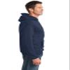 Port & Company Mens Tall Ultimate Hooded Sweatshirt, Navy, Large Tall view 2
