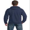 Port & Company Mens Tall Ultimate Hooded Sweatshirt, Navy, Large Tall view 4
