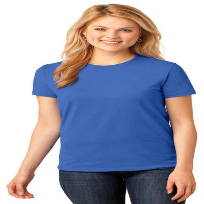 Port & Company Ladies 5.4-oz 100% Cotton T-Shirt, Royal, XX-Large
