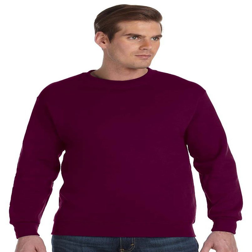 Gildan Mens DryBlend Crewneck Sweatshirt, XL, Maroon