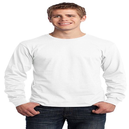 Port & Company Long Sleeve 5.4-oz. 100% Cotton T-Shirt, 2XL, White