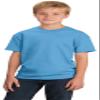 Port & Company Boys 5.4-oz 100% Cotton T-Shirt, Medium, Aquatic Blue view 1