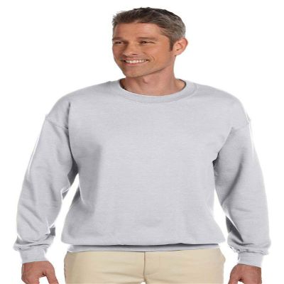 JERZEES Mens SUPER SWEATS Crewneck Sweatshirt, 3XL, Ash