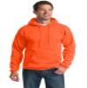 Port & Company Mens Tall Ultimate Hooded Sweatshirt, Safety Orange, XXXX-Large Tall