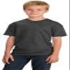 Port & Company Boys 5.4-oz 100% Cotton T-Shirt, Medium, Charcoal view 1