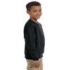 JERZEES Boys NuBlend Crewneck Sweatshirt, XL, Black view 4