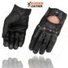 Milwaukee Leather SH869 Men's Black Deerskin Leather Unlined Professional Driving Gloves - Large view 3