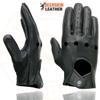 Milwaukee Leather SH869 Men's Black Deerskin Leather Unlined Professional Driving Gloves - Large view 4