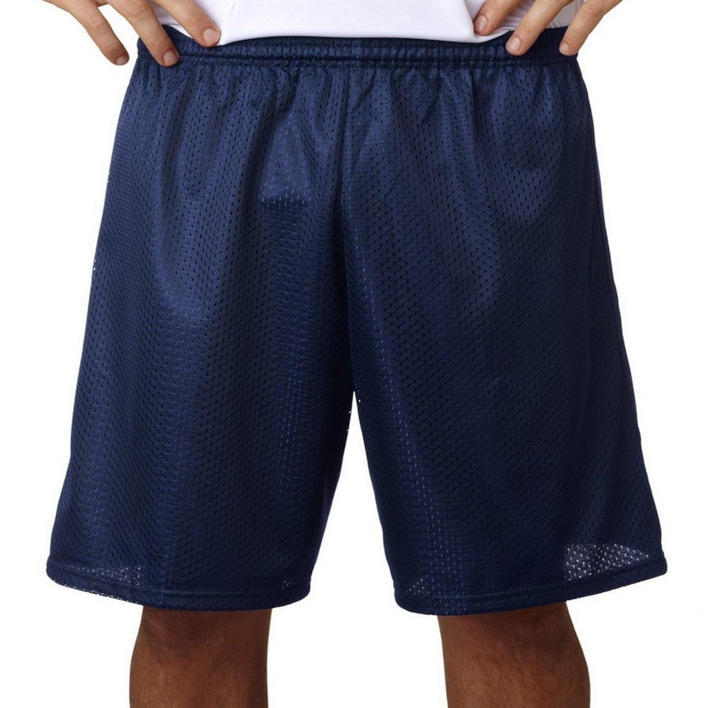 A4 Nine Inch Inseam Mesh Short, XS, Navy